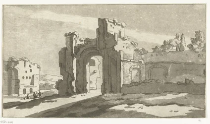 Ruinen des großen Saals der Caracalla-Thermen, Rom