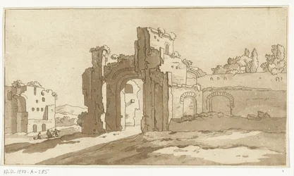 Ruinen des großen Saals der Caracalla-Thermen, Rom