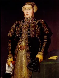Porträt von Katharina von Kastilien, Ehefrau von Johann III. von Portugal