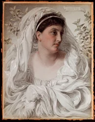 Alkestis: Ein Porträt von Lady Donaldson, 1877