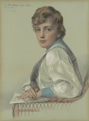Dion William Palgrave Clayton Calthrop, acht Jahre alt