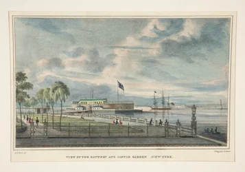 Ansicht der Battery und des Castle Garden