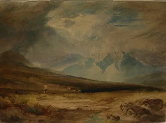 Eine Heidelandschaft, Datum unbekannt