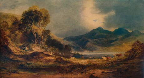 Snowdon über dem Kopf von Traeth Mawr, 1853, 1935