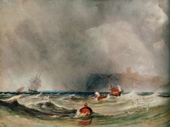 Sturm vor Whitby, 1851