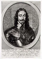 Porträt von Karl I. (1600-49), graviert von William Faithorne (1616-91) 1658