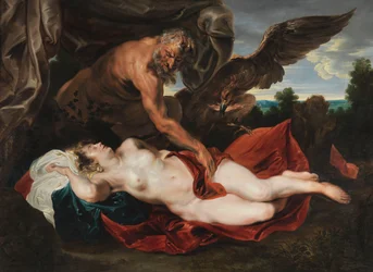 Jupiter und Antiope, um 1620
