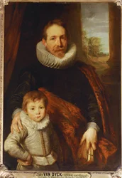 Porträt eines Vaters und seines Sohnes, auch genannt: Guillaume Richardot