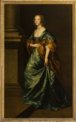 Porträt von Elizabeth Cecil, Gräfin von Devonshire, um 1639 (Öl auf Leinwand)
