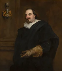 Porträt von Peeter Stevens (um 1590-1668), 1627