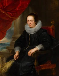 Porträt einer Frau, möglicherweise Clara Fourment