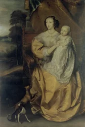 Königin Henrietta Maria (1609-69) ca. 1640