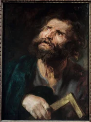 Heiliger Judas. Darstellung des Apostels Judas Thaddäus. Gemälde von Anton van Dyck (1599-1641)