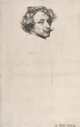 Selbstporträt, aus der Ikonographie, ca. 1640