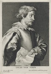 Lucas van Uden, 1630-1640, Radierung von Lucus Vorsterman (1595-1675)