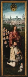 Porträt von Juan Pardo II und seinen Frauen Anna Ingenieulandt und Maria Anchemant