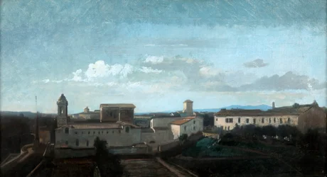 Die Kirche La Trinité des Monts, Rom, 19. Jahrhundert