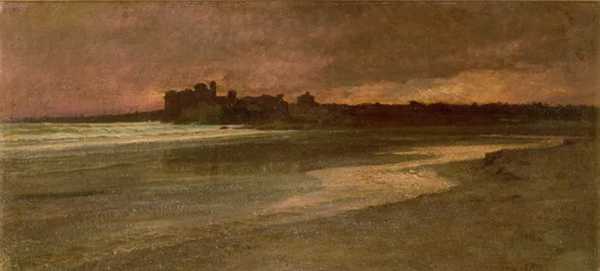 Nettuno, Abend am Strand