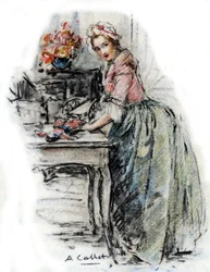 Porträt von Charlotte