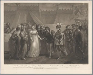 Catherine von Valois und König Heinrich V. von England, 1420