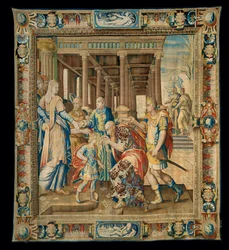 Wandteppich "Geschichte der Artemisia"