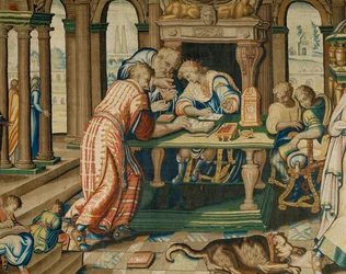 Wandteppich "Geschichte der Artemisia", Paris