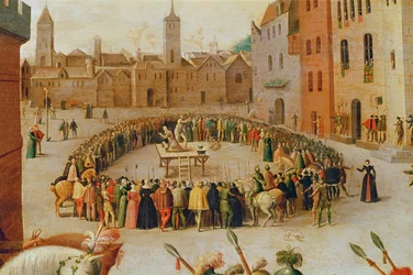 Die Hinrichtung von Sir Thomas More im Jahr 1535