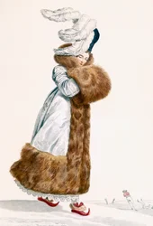 Eislaufkleid, graviert von Georges Jacques Gatine (1773-1831), ca. 1797