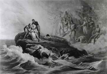 Der Abschied der Familie Bertrand, St. Helena, ca. 1821-36