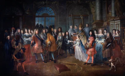 Hochzeit von Louis de France, Herzog von Burgund, und Marie Adelaide von Savoyen am 7.12.1697
