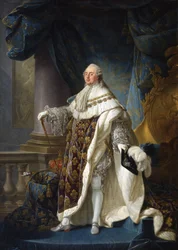 Ludwig XVI., König von Frankreich und Navarra, in seinem großen königlichen Kostüm 1779