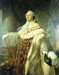 Porträt von Ludwig XV. in Staatsroben