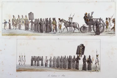 Zum Tode verurteilt von Antoine Jean-Baptiste Thomas, Aquarell