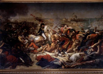 Ägyptische Expedition (1798-1801): Joachim Murat (1767-1815) während der Schlacht von Abukir am 25. Juli