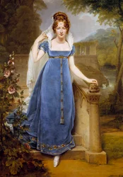 Ganzkörperporträt von Henriette Scherrer, Gräfin Legrand (1795-1848)