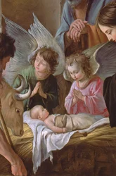 Die Anbetung der Hirten, ca. 1638 (Detail)
