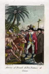 Geschichte Brasiliens: Ankunft in Brasilien von Don Tome de Sousa, der die Stadt Bahia (El Salvador) gründete