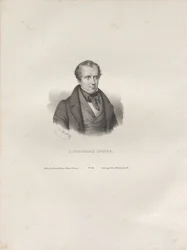 Porträt des Schriftstellers James Fenimore Cooper