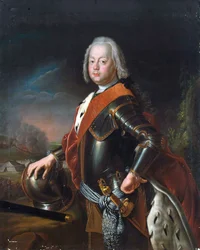 Porträt von Christian August, Prinz von Anhalt-Zerbst, 1690-1747, 1725
