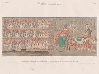 Beschreibung Ägyptens: Theben. Medynet-Abou, Bd. II, Taf. 12