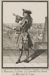 Monsieur Le Comte de Tourville Vizeadmiral und Marschall von Frankreich