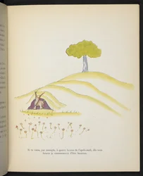Der Fuchs, Illustration aus „Der kleine Prinz“ von Antoine de Saint-Exupéry