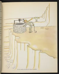Der kleine Prinz am Brunnen, Illustration aus 