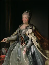 Porträt von Katharina II (1729-96)