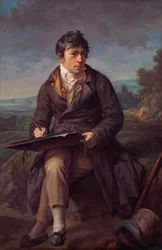 Porträt des Landschaftsmalers Carl Anton Graff