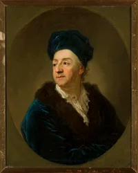 Porträt von Johann Nepomuk Schaffgotsch (1713-1755) im Morgenrock