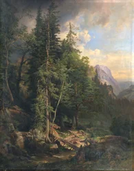 Aus den steirischen Gebirgswäldern bei Neuberg