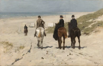 Morgenausritt am Strand
