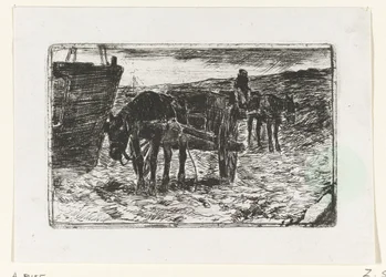 Wagen am Strand