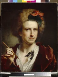 Porträt des Graveurs Francesco Bartolozzi